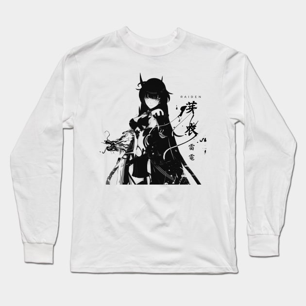 Lightning Raiden Long Sleeve T-Shirt by stingi